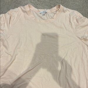 LAST CHANCE! James Perse Pink Little boy vintage t-shirt Women's Top size 4=XL
